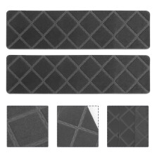 Tapis de palier d'escalier ETEREAUTY, tapis de couloir d'escalier en PVC, lot de 4, accessoire pour la maison
