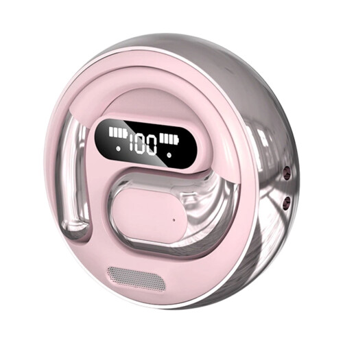 AI Language Translator Earbuds Open-Ear Bluetooth with LED