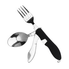Stainless Steel Watermelon Cutter with Fork 3-in-1