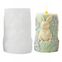 Easter Candle Silicone Mold 3.9x2.8x2.8 inches 1 piece