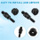 Hand Rivet Nut Riveter Tool Part Threaded Mandrel Replacement for Hand Nut Rivet SAE 1/4-20 2 Pack 7