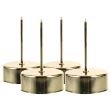 4 Pcs Triangle Rack Rack Dispenser Candle Holder 7.00X4.20X4.20CM Golden