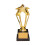 Golden Trophy with Plastic Base 23.5 cm 1
