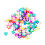 Soft Pottery Spacer Beads Round Mixed Color 50PCS 1
