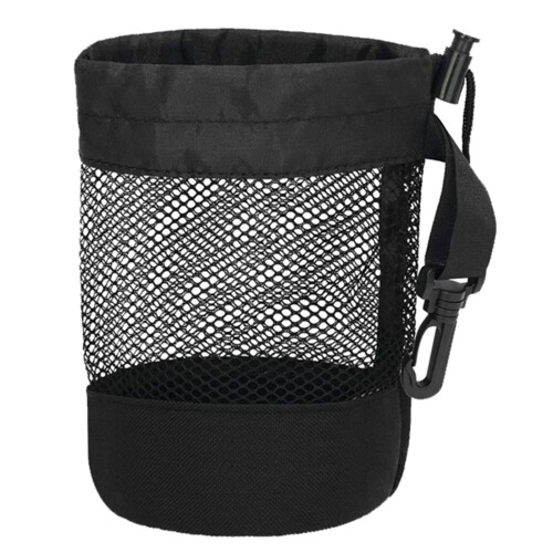 FEAMOS portable golf ball and tee storage net bag with