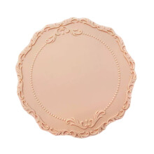 Lace Embossed Placemats 23cm Silicone Heat-Insulating