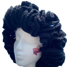 COMEET Hat, Handmade Crochet Bucket Hat for Woman Teen Outdoor Commute Fisherman Hat Ruffled Brim Winter Windproof Hat