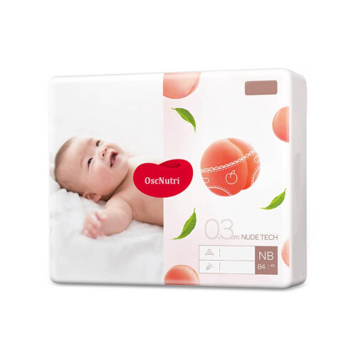 Disposable Baby Diapers Unisex 84-Pack