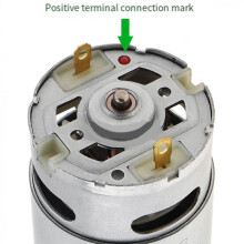 Motor RS550 13 Dentes 14,4 V Micromotor de Substituição de Alta Velocidade para Ferramentas de Furadeira Elétrica de Lítio Motor de Serra com uma