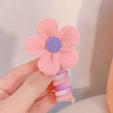 Colorful Spiral Hair Ties for Kids and Women