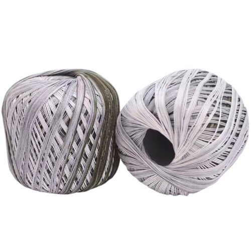 Fine Cotton Yarn Segmental Dyed Silk Thread 2 Rolls Type 5