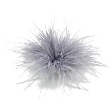 Ostrich Feather Corsage Pin Lapel Accessory 1 Piece