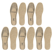 Wool Insoles for Foot Pain Relief – Thick, Warm, Shock-Absorbing Winter Shoe Inserts, 1/2/3/5 Pairs, Compatible with Most Shoes