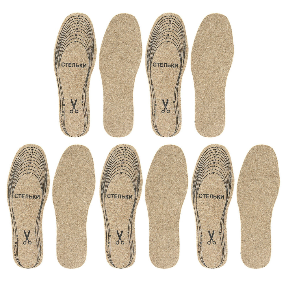 Wool Insoles for Foot Pain Relief Thick Warm