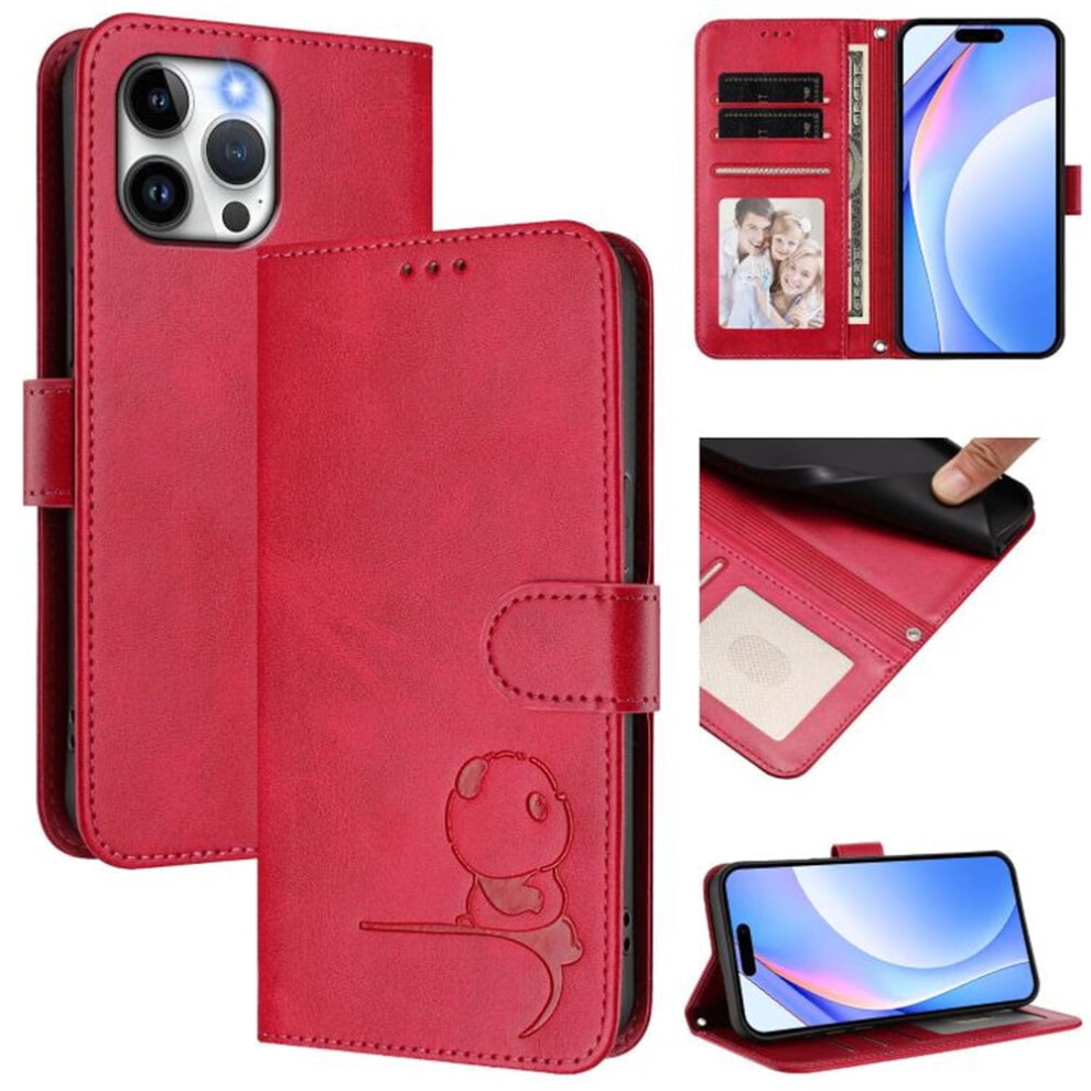 Litter Panda Leather Iphone 13 Pro Max Case With Rfid 968604614453