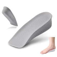 Vložky do bot pro zvýšení výšky – ortopedické vložky do bot o velikosti 2,5 cm pro ženy, gelový polštářek na patu, vyvažovač