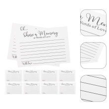 Funeral Memorial Cards Rectangular 6x4 in 50 pcs