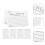 Funeral Memorial Cards Rectangular 6x4 in 50 pcs 1