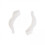 Anti-Slip Eyeglass Ear Hooks Silicone Transparent 2 pcs 1