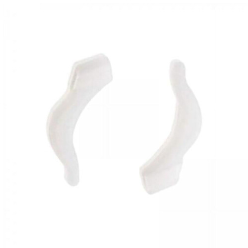 Anti-Slip Eyeglass Ear Hooks Silicone Transparent 2 pcs