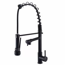 Kitchen Faucet with Pull Down Sprayers Commercial Style Dual-Mode Sprays Kitchen Sink Faucet with Swivel Spout B