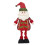 Papai Noel de pelúcia extensível com pernas flexíveis. 4