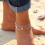 Women's 925 Sterling Silver Anklet with Boho Beads 3