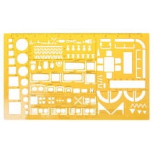 Architectural Engineer Ruler Template 1:50 Scale