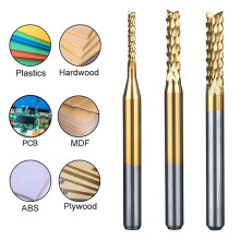 10PCS Micro Corn Milling Cutter 3.175mm Straight Shank CNC Tools PCB Circuit Board Special Roughing Skin Milling Cutters