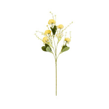 9.8x27.5 Inch Artificial Flowers 5 Pronged Ball Chrysanthemum Synthetic Greenerys Wedding Ceremony Floor Arrangement Silk Flowers