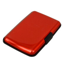 Aluminum RFID Blocking Card Holder, Waterproof Slim Wallet with 6 Slots, Fashionable Metal Credit Card Holder for Men & Women, Travel & Daily Use