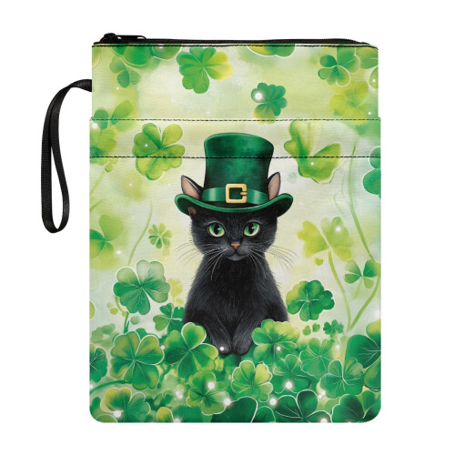 Cat Pattern Book Cover Sleeve Polyester 1 Piece