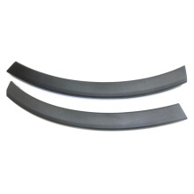 2pcs Textured Plastic Bumper Face Bar End Cap Covers for Toyota RAV4 (2016–2018), compatible with LE/Limited/SE/XLE/Platinum