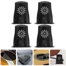 Black ABS Guitar Sound Hole Humidifier 4 Pack