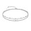 Sterling Silver Infinity Anklet for Women Double Layer 1