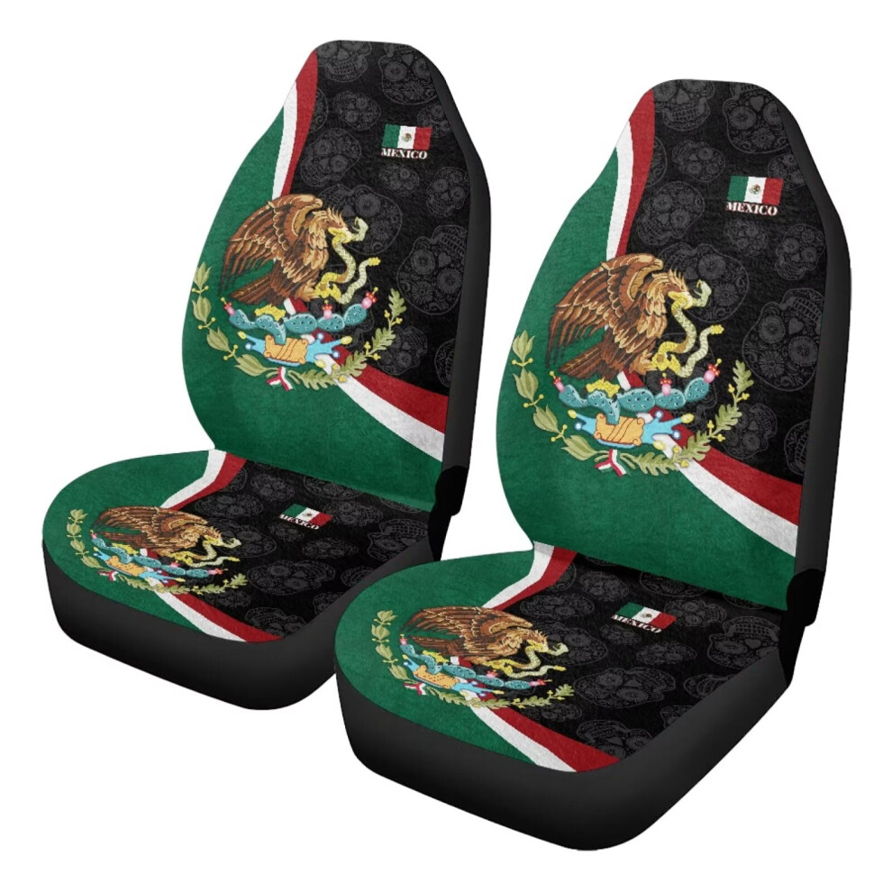 Puerto Rican Flag Car Seat Covers Front Seats 2-Pack Coral 939152750238