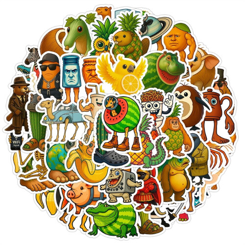 Brainrot Tralalero Tralala Sticker Pack 100 pcs Vinyl