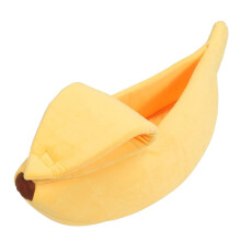 Banana Cat Bed, Soft Cozy Cat Cave Bed, Warm Pet Bed for Dogs Kittens Puppy, Cat Cuddle Bed