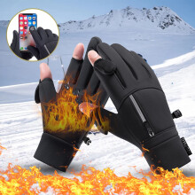 Winter Outdoor Riding Gloves Windproof Warm Non-slip