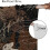 Coffee Graffiti Kitchen Curtains Vintage Brown 2 Panels 6