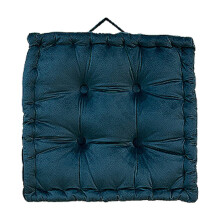 Square Velvet Floor Pillow Thick Meditation Cushion