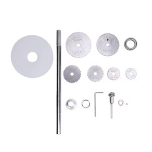 Adjustable Depth PVC Pipe Cutter Set – 20cm Internal Cutter, Hex Shank, Transparent ABS Guide, 6 HSS Blades, Compatible with PVC, Plastic, Wood &