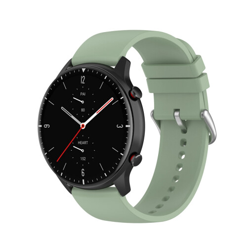 Silicone Watch Strap 22mm Solid Color Durable 1
