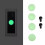 Cache-bouton de sonnette filaire de rechange avec vis pour sonnette vidéo Pro 1