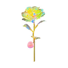 Light Up Rose Artificial Flower with LED Light 24K