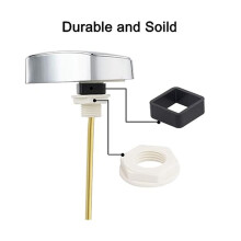 Toilet Tank Accessories Flushing Wrench Flushing Toilet Tank Flush Rod Replacement Parts Side-Mounted Toilet Tank Rod A