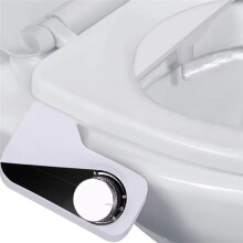 Nakładka Bidetowa do Toalety Nakładka Bidetowa do Mycia z Tyłu Siedzisko Bidetowe Podwójne Dysze Wygodny Bidet Toaletowy Natrysk Wody Bidet