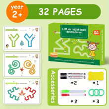 Scribble Smart Workbook reusable preschool tracing book for