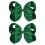 Hair Bows with Alligator Clips Black 2 pcs 1
