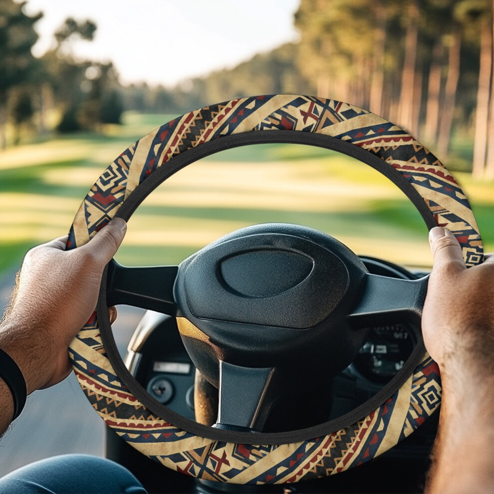 Aztec Southwest Golf Cart Steering Wheel Cover 13-14 Inch 975221476456